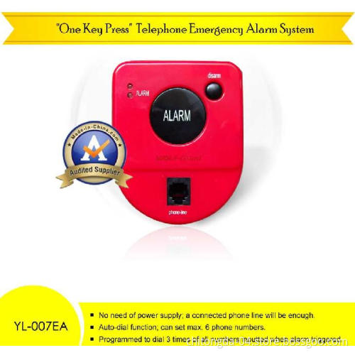 "One Key Press" Telephone Auto-Dial Alarm System (YL-007EA)
